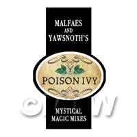 Dolls House Miniature Poison Ivy Magic Label Style 2