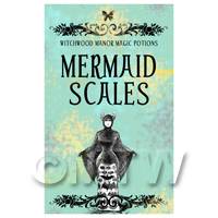 Dolls House Miniature Mermaid Scales Magic Label (S5)