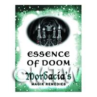 Dolls House Miniature Essence Of Doom Magic Label (S6)