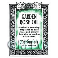 Dolls House Garden Rose Oil Magic Potions Label (S7)