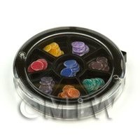 80 Assorted Nail Art Rose Slices In a Wheel Set 2
