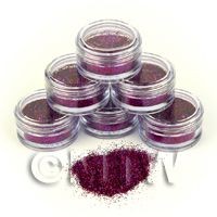 High Quality Nail Art Glitter - 2g Pot - Magnetic Magenta 