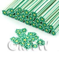 Handmade Green Flower Cane - Nail Art (DNC89)