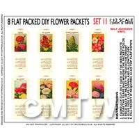 8 Dolls House Flower Seed Packets (Set 11)