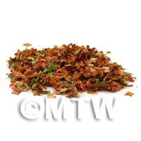 Dolls House Miniature Leaves - Mixed Autumn Colours