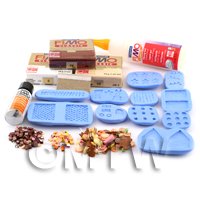 Dolls House Miniature Gingerbread Scene Kit With Silicone Mould