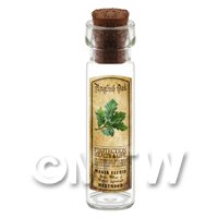 Dolls House Apothecary Englis Oak Herb Long Colour Label And Bottle