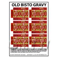 Dolls House Miniature Packaging Sheet of 6 Old Bisto Gravy Packets