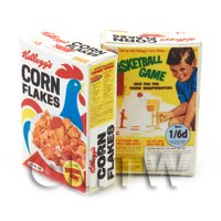 Dolls House Miniature Kelloggs Corn Flakes Box From 1963