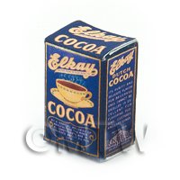 Dolls House Miniature Elkay Cocoa Box From 1900-1950