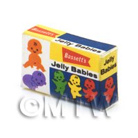 Dolls House Miniature Jelly Baby Box From 1960s