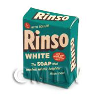 Dolls House Miniature Rinso White  Soap Powder Box