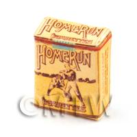 Dolls House Miniature Homerun  Cigarette Box