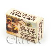 Dolls House Miniature Cocaine Toothache Drops Box
