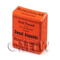 Dolls House Miniature Half Pound Sweet Almonds Box