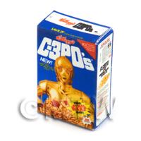 Dolls House Miniature Kellogs C3PO Cereal Box