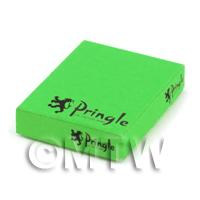 Dolls House Miniature Opening Green Pringle Shirt Box