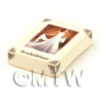 Dolls House Miniature Opening Wedding Gown Box Style 2