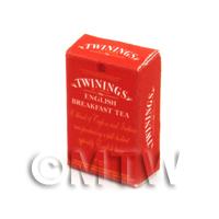 Dolls House Minature Twinings English Breakfast Tea Box