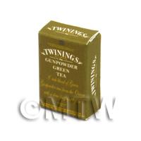 Dolls House Miniature Twinings Gunpowder Green Tea Box