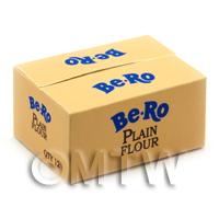 Dolls House Miniature Miniature Bero Plain Flour Shop Stock Box