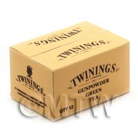 Dolls House MiniatureTwinings Green Tea Shop Stock Box