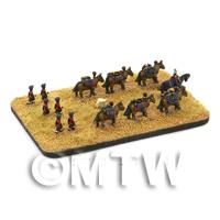 pack animals carrying mountain gun wheels