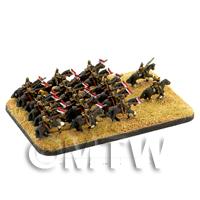 righthand view of charging British Lancers