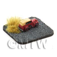 Steyr Heavy personnel carrier painted in red