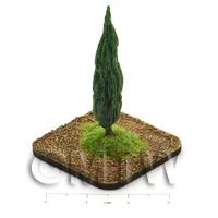 a painted Birch Tree on a grass and earth base