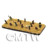 skirmishing tribesmen from the front