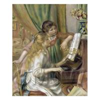 Pierre Auguste Renoir Painting Girls At The Piano