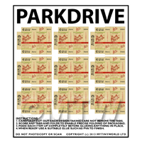 Dolls House Miniature sheet of 9 Park Drive Boxes