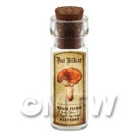 Dolls House Apothecary Pear Milkcap Fungi Bottle And Colour Label