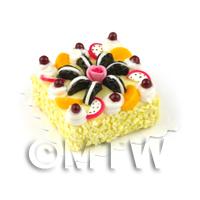 Dolls House Miniature Lemon Oreo Surprise Cake