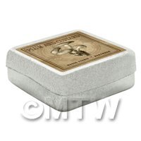 Dolls House Miniature Apothecary Plum And Custard Fungi Sepia Box