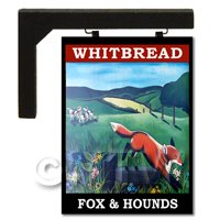 Wall Mounted Dolls House Pub / Tavern Sign - Fox And Hounds