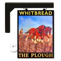 Wall Mounted Dolls House Pub / Tavern Sign - The Plough