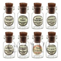 Set of 8 Glass Ointment Jars (Style 1)