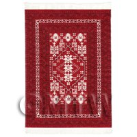 Dolls House Medium 16th Century Rectangular Carpet / Rug (16NMR06)