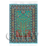 Dolls House Small 17th Century Rectangular Carpet / Rug (17NSR11)