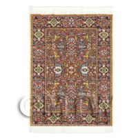 Dolls House Small Rectangular 18th Century Carpet / Rug (18NSR07)
