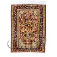 Dolls House Small 16th Century Rectangular Carpet / Rug (16NSR17)
