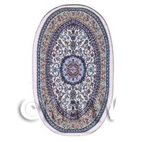 Dolls House Small Oval 16th Century Carpet / Rug (16NSO04)