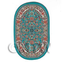 Dolls House Small Oval 17th Century Carpet / Rug (17NSO02)