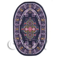 Dolls House Small Oval 16th Century Carpet / Rug (16NSO05)
