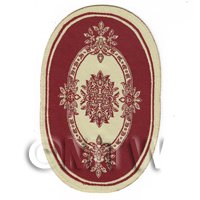 Dolls House Small Oval French Provincial Carpet / Rug (FPSO1)