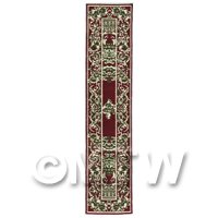 Dolls House Miniature 24cm Woven Turkish Hall Runner (TR003)