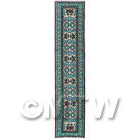 Dolls House Miniature 24cm Woven Turkish Hall Runner (TR017)