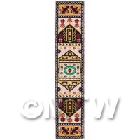 Dolls House Miniature 24cm Woven Turkish Hall Runner (TR023)